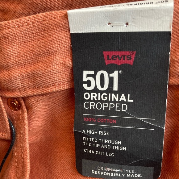 LEVI’S PREMIUM 501 Cropped - NWT - Picture 4 of 6